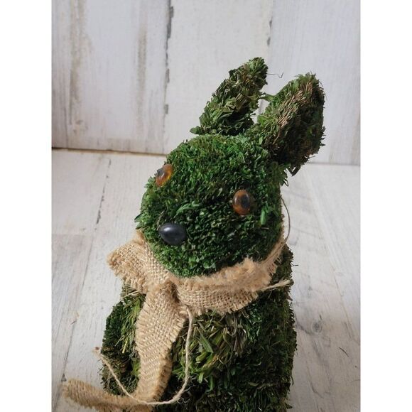 Easter bunny bottle brush hedge bush figure rabbit - Picture 2 of 6